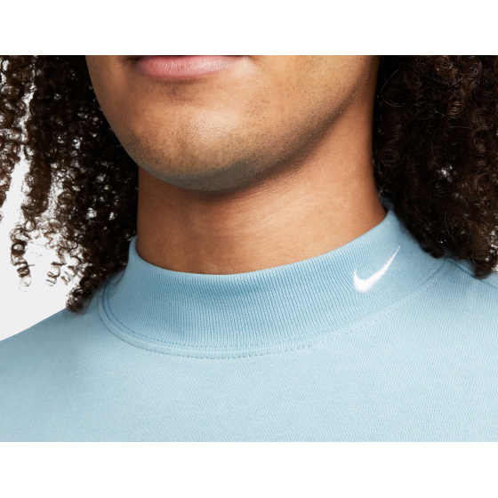 Nike Mock Neck LS Shirt Worn Blue 
