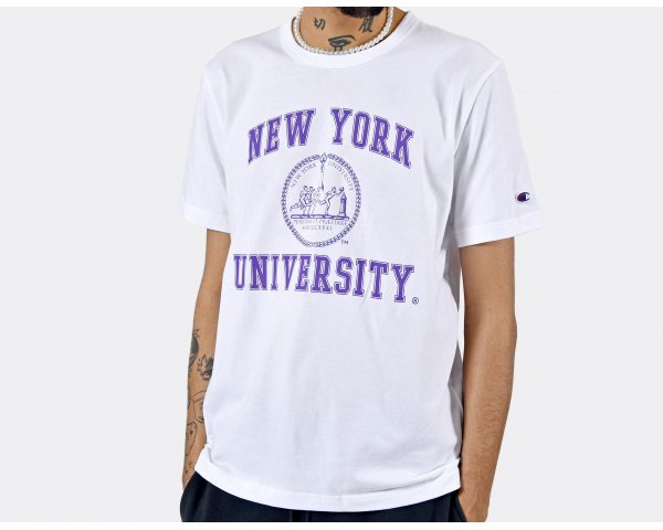 Champion Crewneck T-Shirt New York University