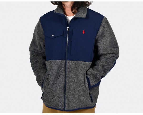 Polo Ralph Lauren Long Sleeve Full Zip Barclay Heather