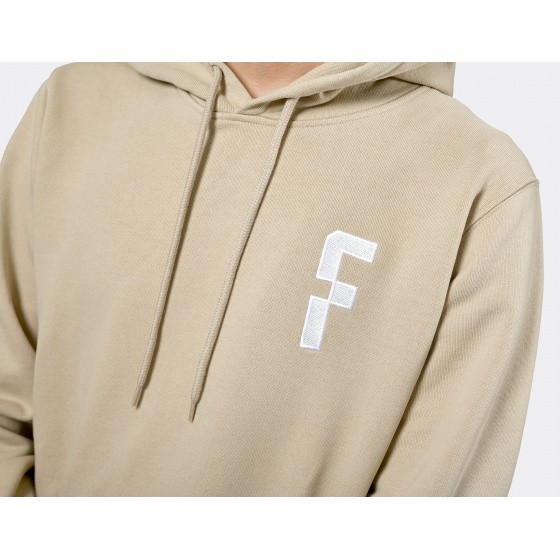 Fenom Logo Hoodie Beige