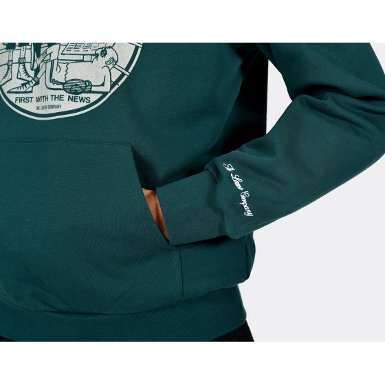 The Loose Company First With The News Hoodie
