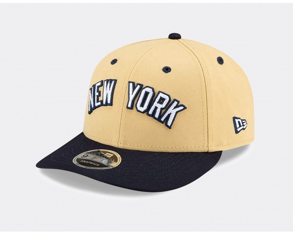 New Era Felt MLB Low Profile 9FIFTY New York Yankees Vegas Gold