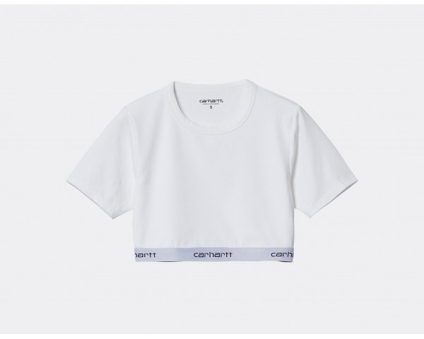 Carhartt WIP W Script Crop Top White