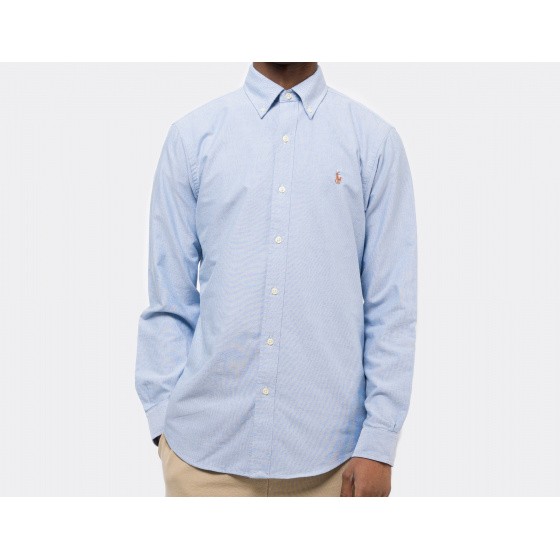 Polo Ralph Lauren Custom Fit Oxford Shirt Blue