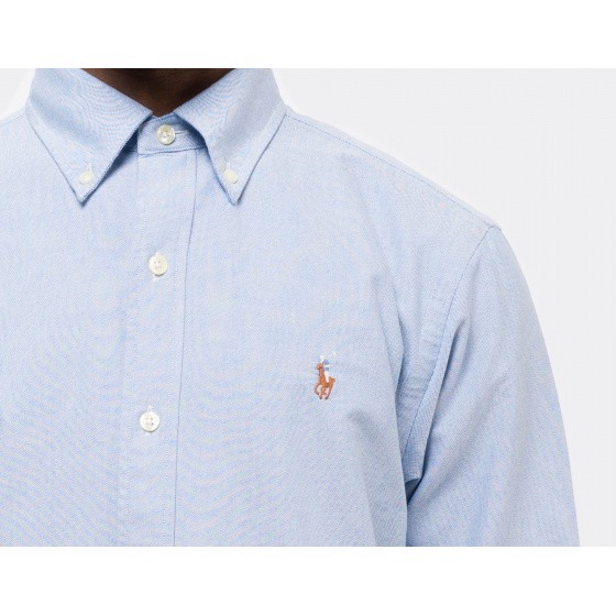Polo Ralph Lauren Custom Fit Oxford Shirt Blue
