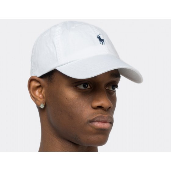 Polo Ralph Lauren Sport Cap White Navy