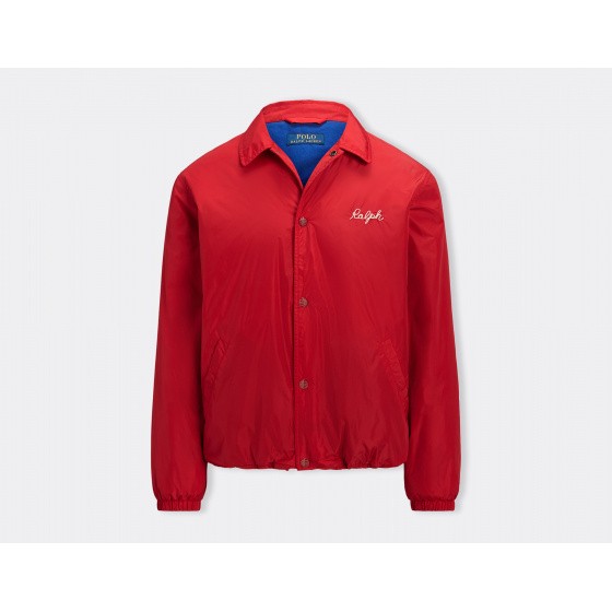 Polo Ralph Lauren Water Repellent Coach Jacket Red