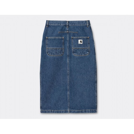 Carhartt WIP W Colby Skirt Blue Stone Washed