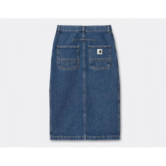 Carhartt WIP W Colby Skirt Blue Stone Washed