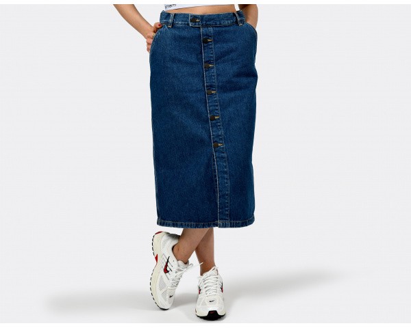 Carhartt WIP W Colby Skirt Blue Stone Washed