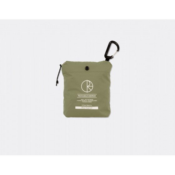 Polar Packable Anorak Jacket Dirty Green