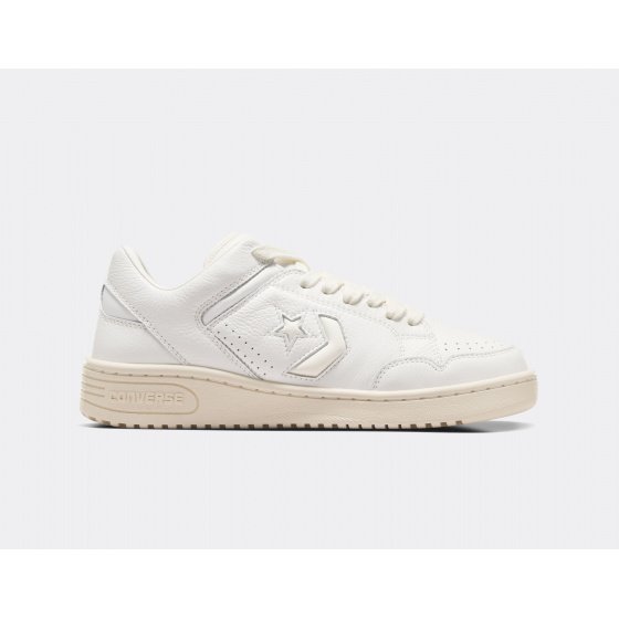 Converse Weapon OX Mono Leather Vintage White