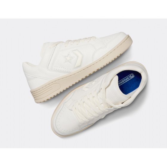Converse Weapon OX Mono Leather Vintage White