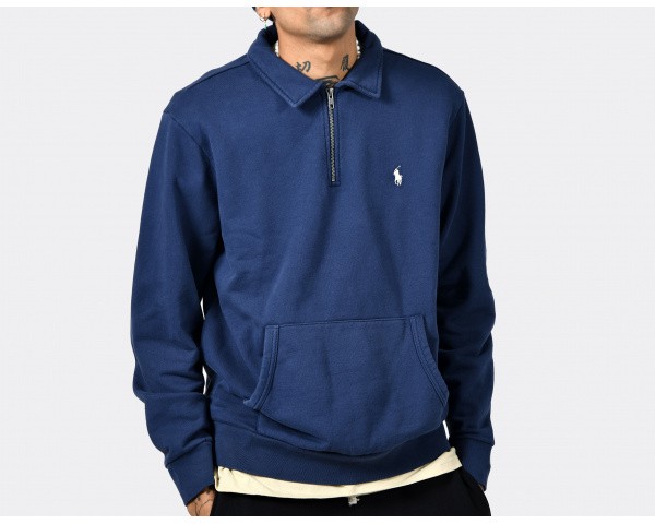 Polo Ralph Lauren Half Zip Longsleeve Sweatshirt Cruise Navy