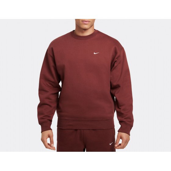 Nike Solo Swoosh Fleece Crew Dark Pony