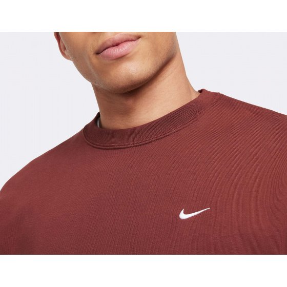 Nike Solo Swoosh Fleece Crew Dark Pony