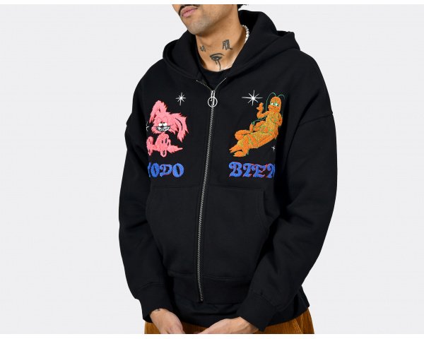 Jungles Jungles Todo Bien Zip Hoodie Black