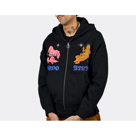 Jungles Jungles Todo Bien Zip Hoodie Black