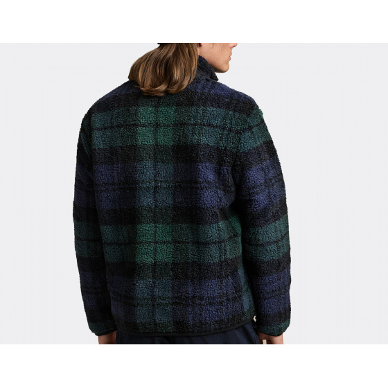 Polo Ralph Lauren Full Zip High Pile Jacket Plaid