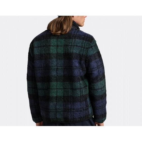 Polo Ralph Lauren Full Zip High Pile Jacket Plaid