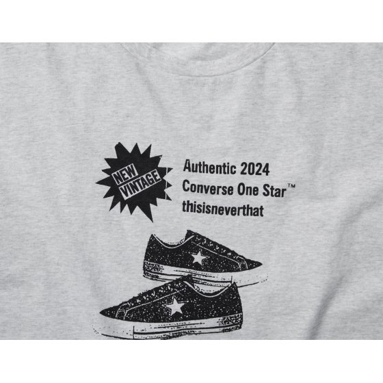 Converse Thisisneverthat One Star T-Shirt Grey Heather