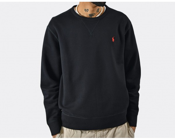 Polo Ralph Lauren RL Fleece Sweatshirt Black